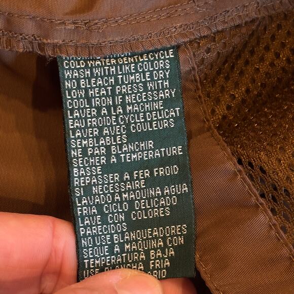 Ralph Lauren Utility Coat Womens S Brown Taffeta Nylon Jacket Drawstring Waist - Picture 8 of 15